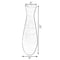 Uniquewise 28" Classic Bamboo Floor Vase Handmade, For Dining, Living Room, Entryway, Glossy Orange QI003242.M.OR - alternate 5